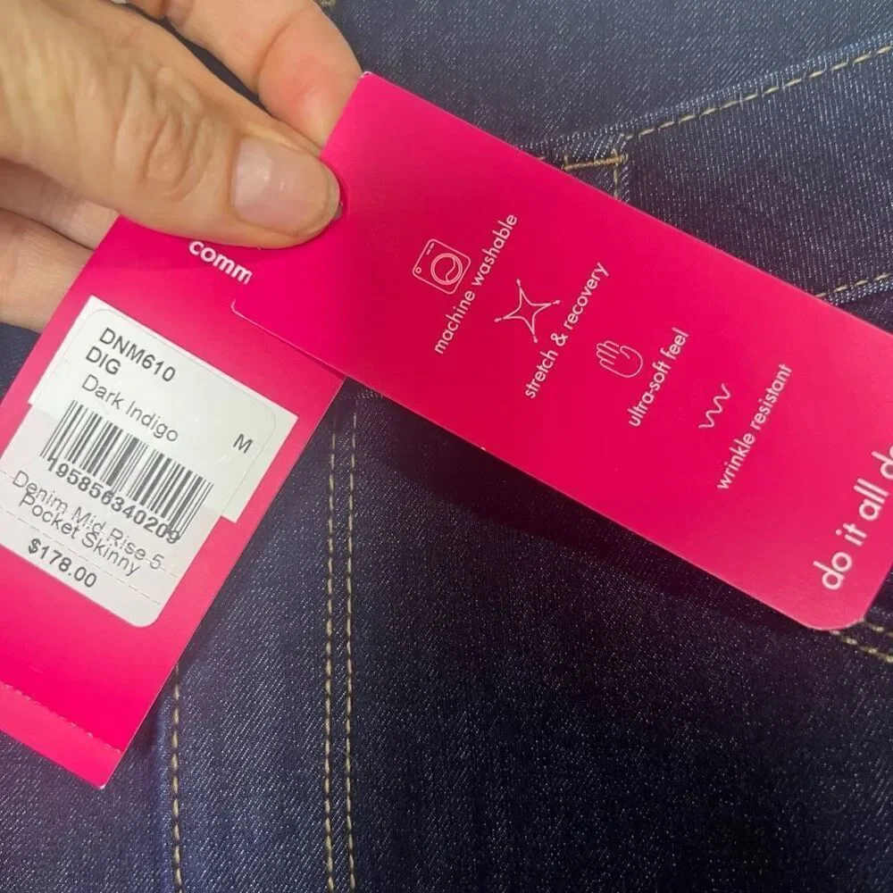 Commando Do It All Denim 5 Pocket Mid-Rise Skinny Jeans NWT!! - Picture 3 of 16